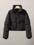 Winter Long Sleeves Down Filled Puffer Jacket